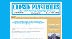 Desktop Screenshot of crossinplasterers.com